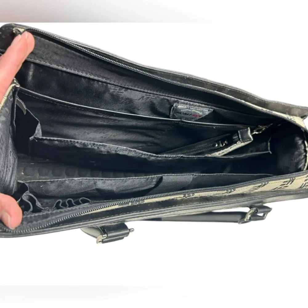 Mobile Edge Large Geneva Jacquard Laptop Tote Bag Pockets Storage Carrying Case